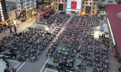 Mustafakemalpaşa’da 3 bin kişilik iftar