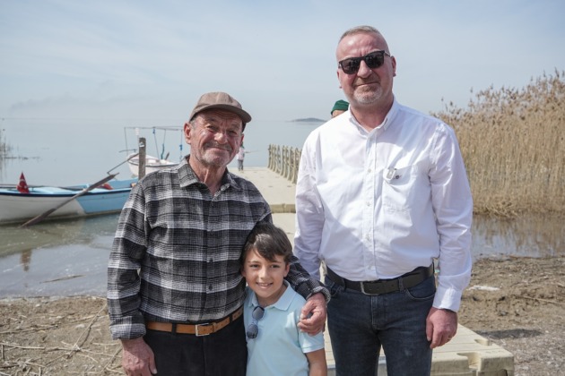 Başkan Karabatı’dan Adem amca ve Yaren leyleğe ziyaret