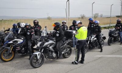 Bursa’da motosiklet sürücülerine yönelik denetim