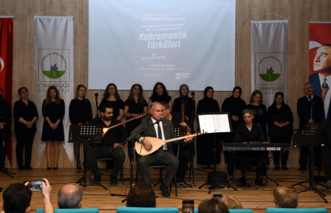 Osmangazi’de ‘Kahramanlık Türküleri konseri’ düzenledi
