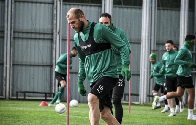 Bursaspor, Kırşehir FK maçı hazırlıklarında