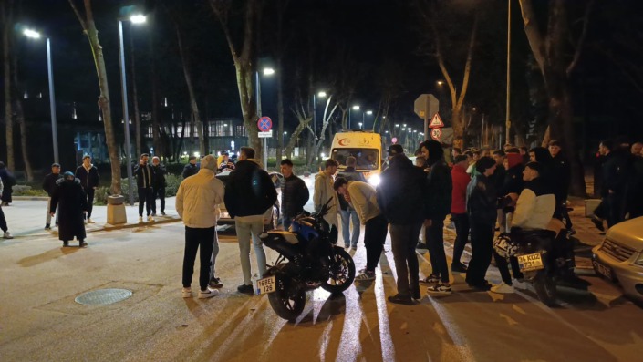 Bursa’da otomobil ile motosiklet çarpıştı: 1 yaralı