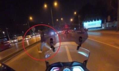 Yayayı son anda fark etti!