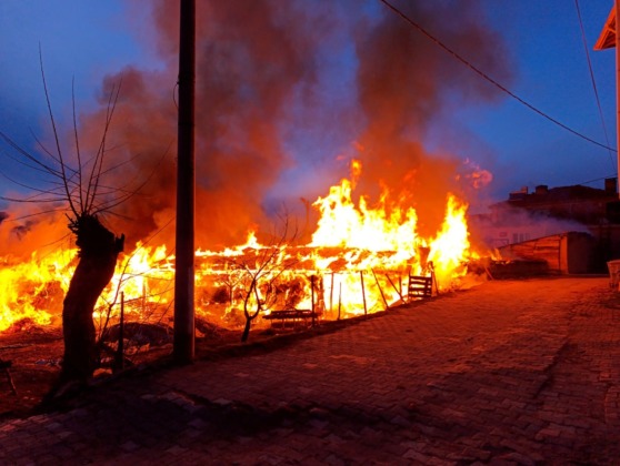 Bursa’da korkutan yangın