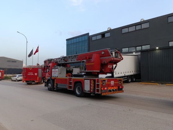 İnegöl OSB’de korkutan yangın