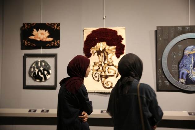 Alaca dokuma sergisi, sanatseverlerle buluştu