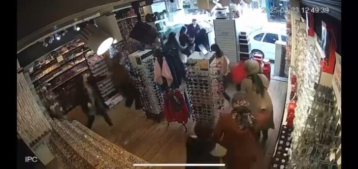 Depremde panik anları