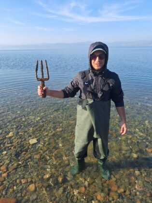 İznik Gölü’nde Poseidon Mızrağı bulundu