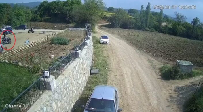 Bursa’da arazi motosikleti ile seyir halindeyken kaza yaptı!