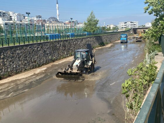 Bursa’da Mandıras Deresi’nde yaz temizliği başladı