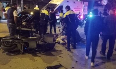 Kafa kafaya çarpıştılar!