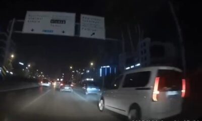 Trafikte tehlikeli anlar!