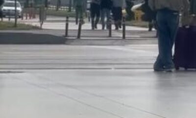 Terminalde silah paniği!