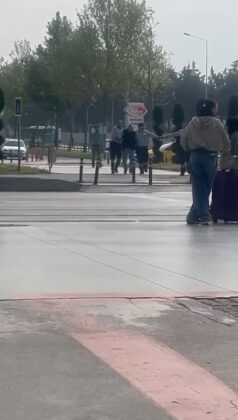 Terminalde silah paniği!