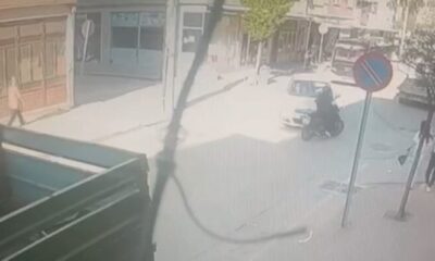 Otomobille çarpışan motosikletli yaralandı