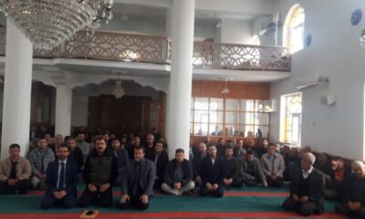 Cami cemaati orman yangınlara karşı bilgilendirildi