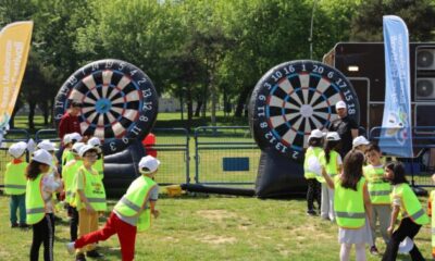 Çocuklar ‘Bursa Uluslararası Spor Festivali’nin tadını çıkardı