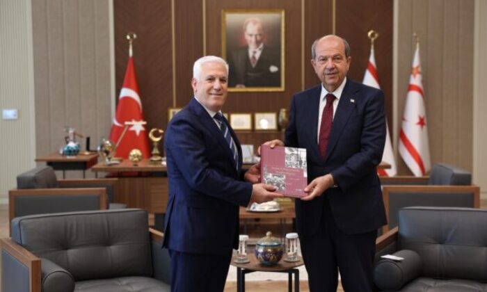 Mustafa Bozbey, KKTC Cumhurbaşkanı Tatar’ı ziyaret etti