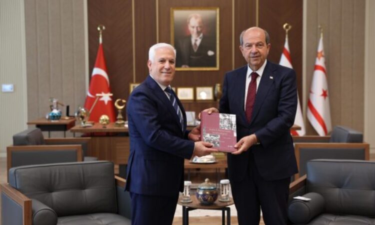 Mustafa Bozbey, KKTC Cumhurbaşkanı Tatar’ı ziyaret etti
