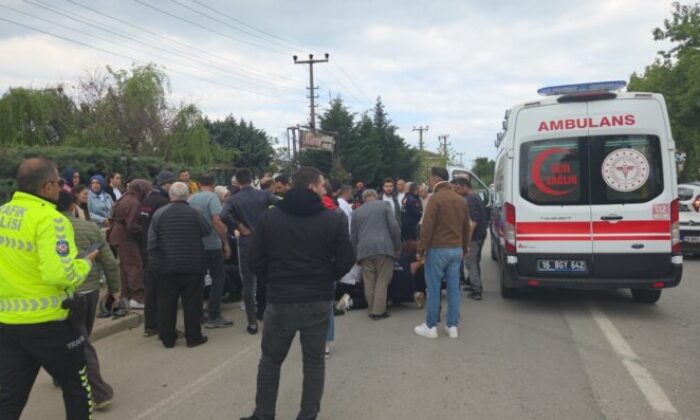 Bursa’da iki motosiklet çarpıştı: 2 kişi yaralandı