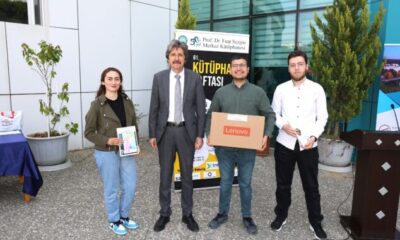BUÜ’nün kitap kurtları ödüllendirildi