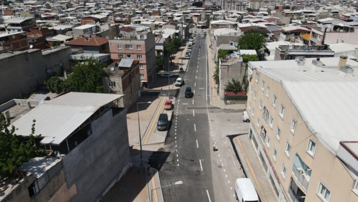 Yıldırım Huzur Caddesi’ndeki genişletme çalışmaları tamamlandı