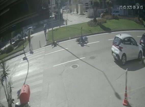 Bursa’da yaya geçidinde korku dolu anlar