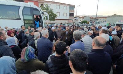 Gemlikli hacı adayları dualarla uğurlandı