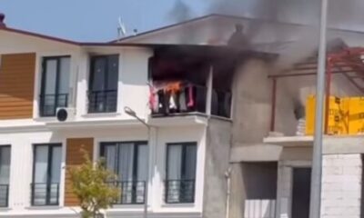 Bursa’da çatı katında yangın!