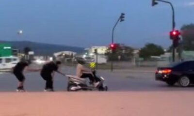 Bursa’da trafikte tehlikeli anlar!