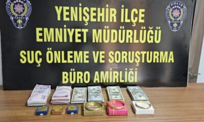 Bursa’da kocasından altınları saklamak için hırsızlık süsü verdi