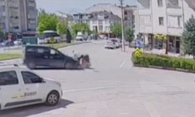 Bursa’da muhtarın karıştığı kazanın kamera görüntüleri ortaya çıktı