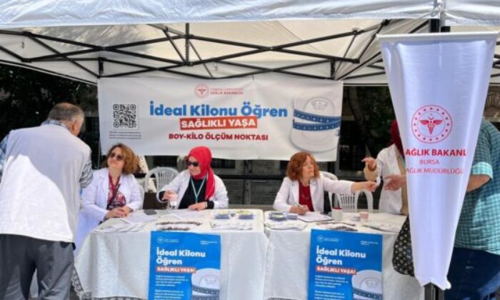 Bursa’da fazla kilolu vatandaşlar sağlıklı hayat merkezlerine yönlendiriliyor