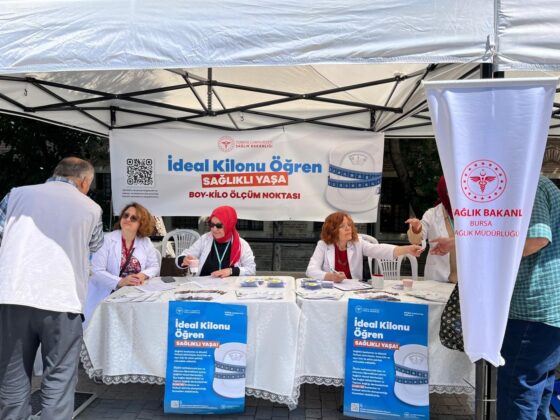 Bursa’da fazla kilolu vatandaşlar sağlıklı hayat merkezlerine yönlendiriliyor