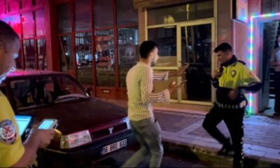 Polisten kaçmaya çalıştı, ehliyeti unuttu
