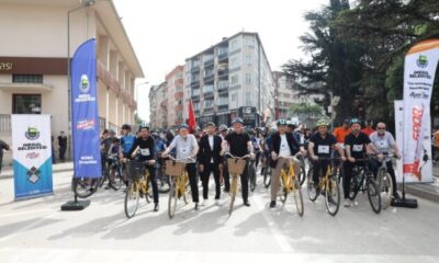 İnegöl’de temiz gelecek için bisiklet turu düzenlendi