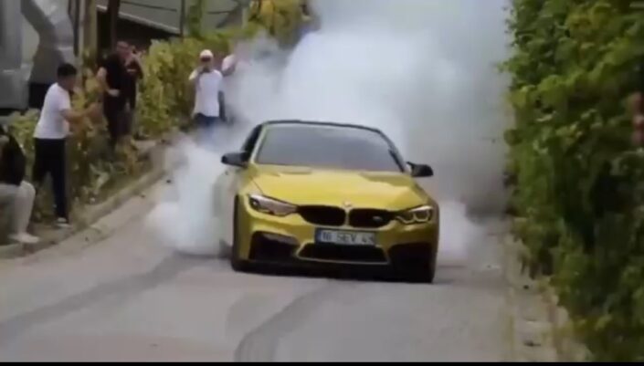 Bursa’da drift atan sürücüye 46 bin lira ceza