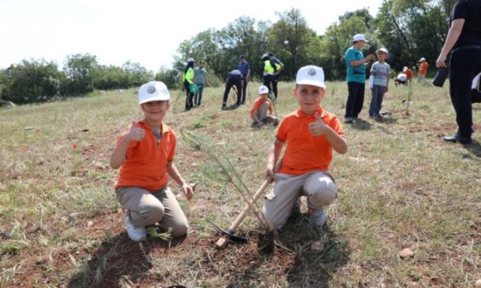 İnegöl’de fidanlar toprakla buluştu