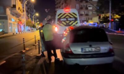 Polisten kaçan alkollü sürücü kıskıvrak yakalandı