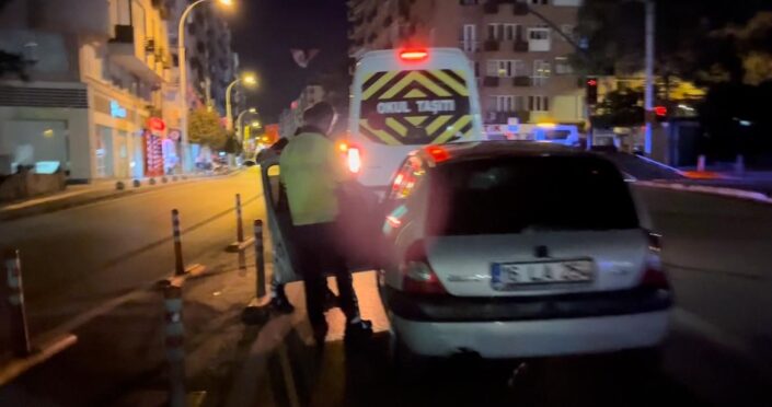 Polisten kaçan alkollü sürücü kıskıvrak yakalandı