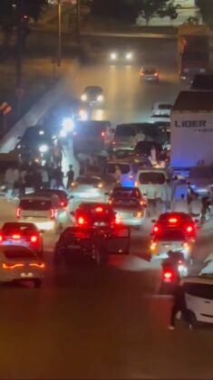 Asker konvoyunda kavga