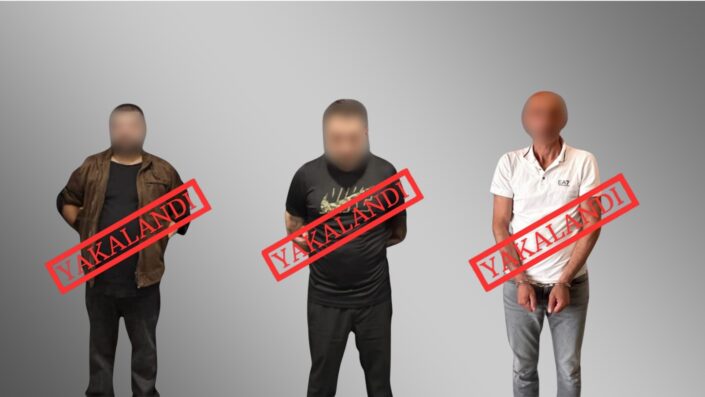Kırmızı bültenle aranan 3 kişi yakalandı
