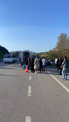 Kontrolden çıktı devrilip, sürüklendi