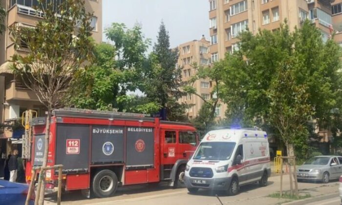 Apartmanda yangın paniği