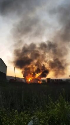 Bursa’da tiny house yangını