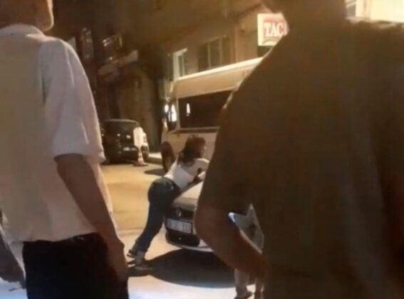 Sokak ortasında film gibi olay