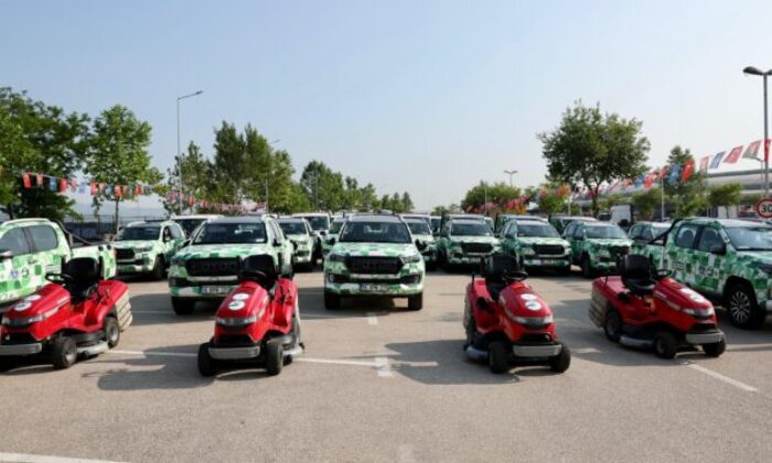 Bursa Büyükşehir, Tarım Peyzaj A.Ş. filosunu güçlendirdi