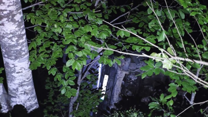 Bursa’da kontrolden çıkan araç uçuruma yuvarlandı