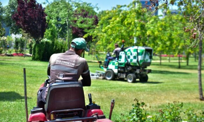 Bursa’da parklar yaza hazır
