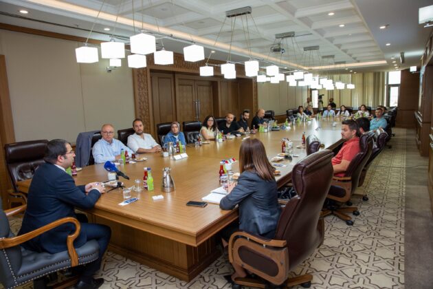 Meslek odaları ‘Atatürk Spor Salonu’ hakkında bilgilendirildi